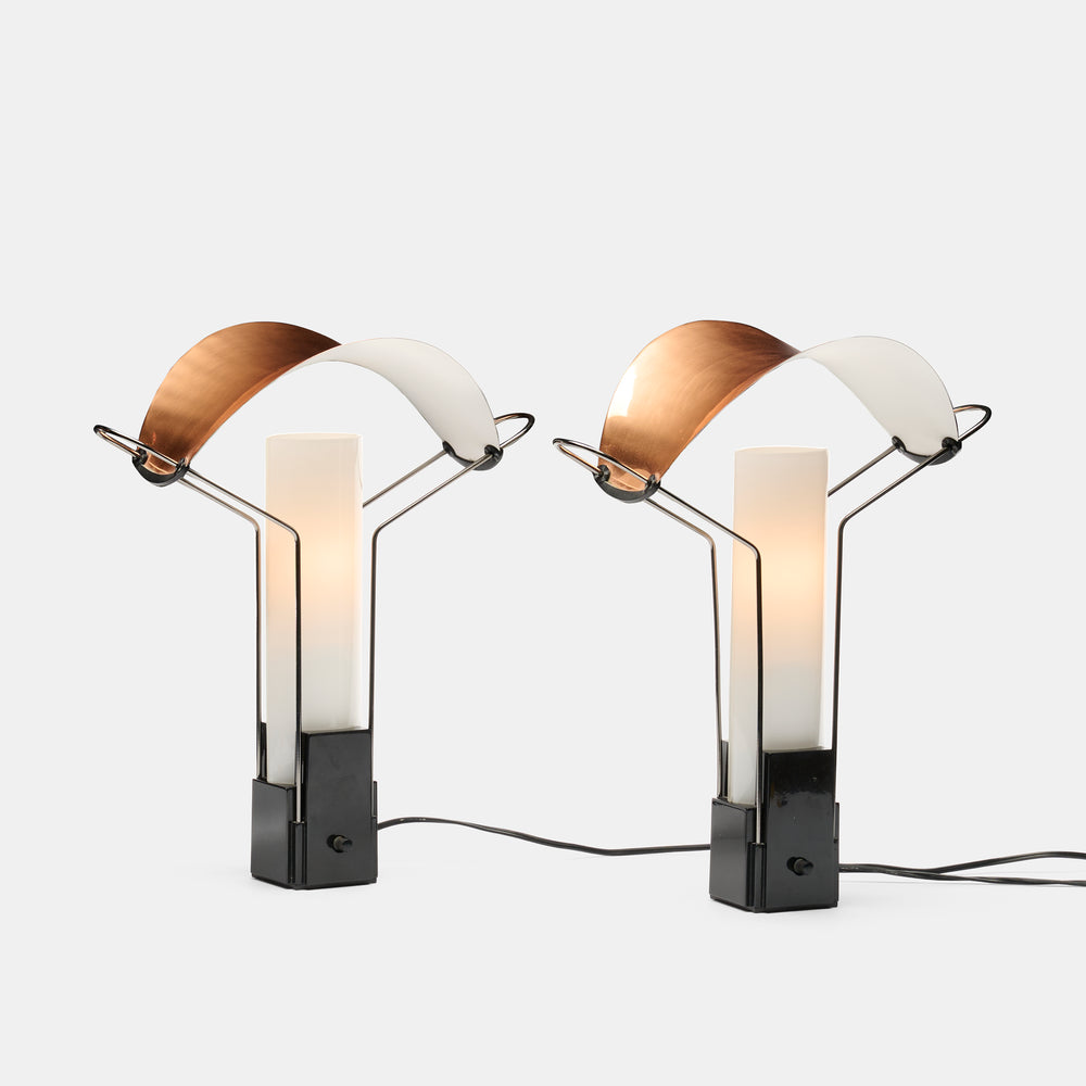 Perry A. KING & Santiago Miranda Palio model lamp for Arteluce, Italy 1985