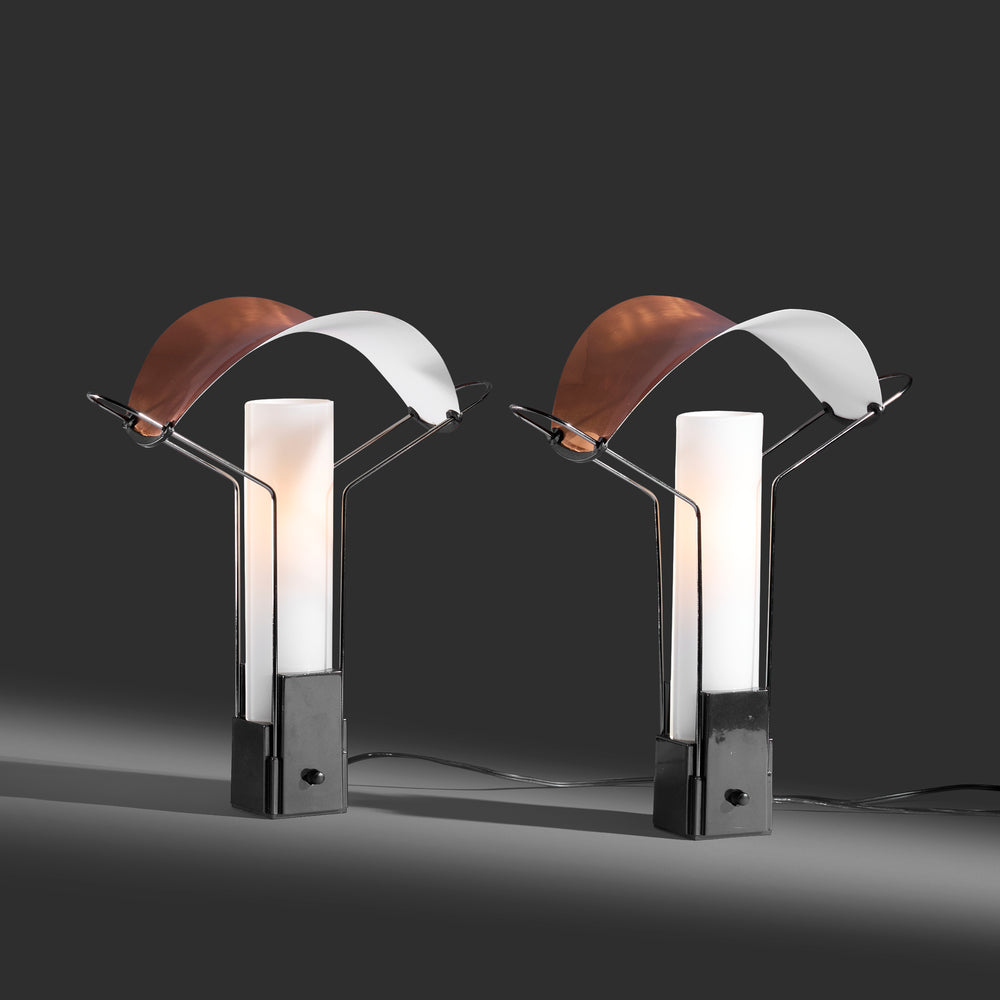 Perry A. KING & Santiago Miranda Palio model lamp for Arteluce, Italy 1985
