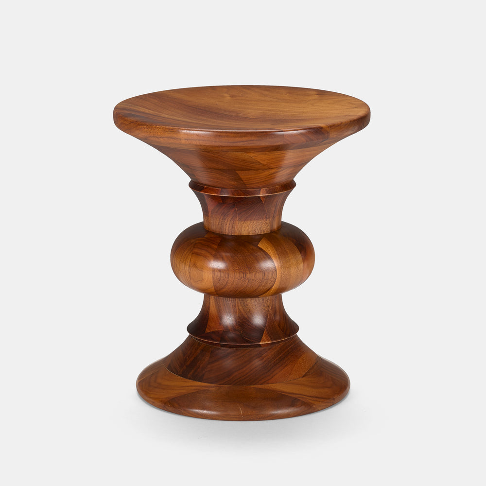 Charles and Ray Eames Walnut Time Life Stool model B for Herman Miller