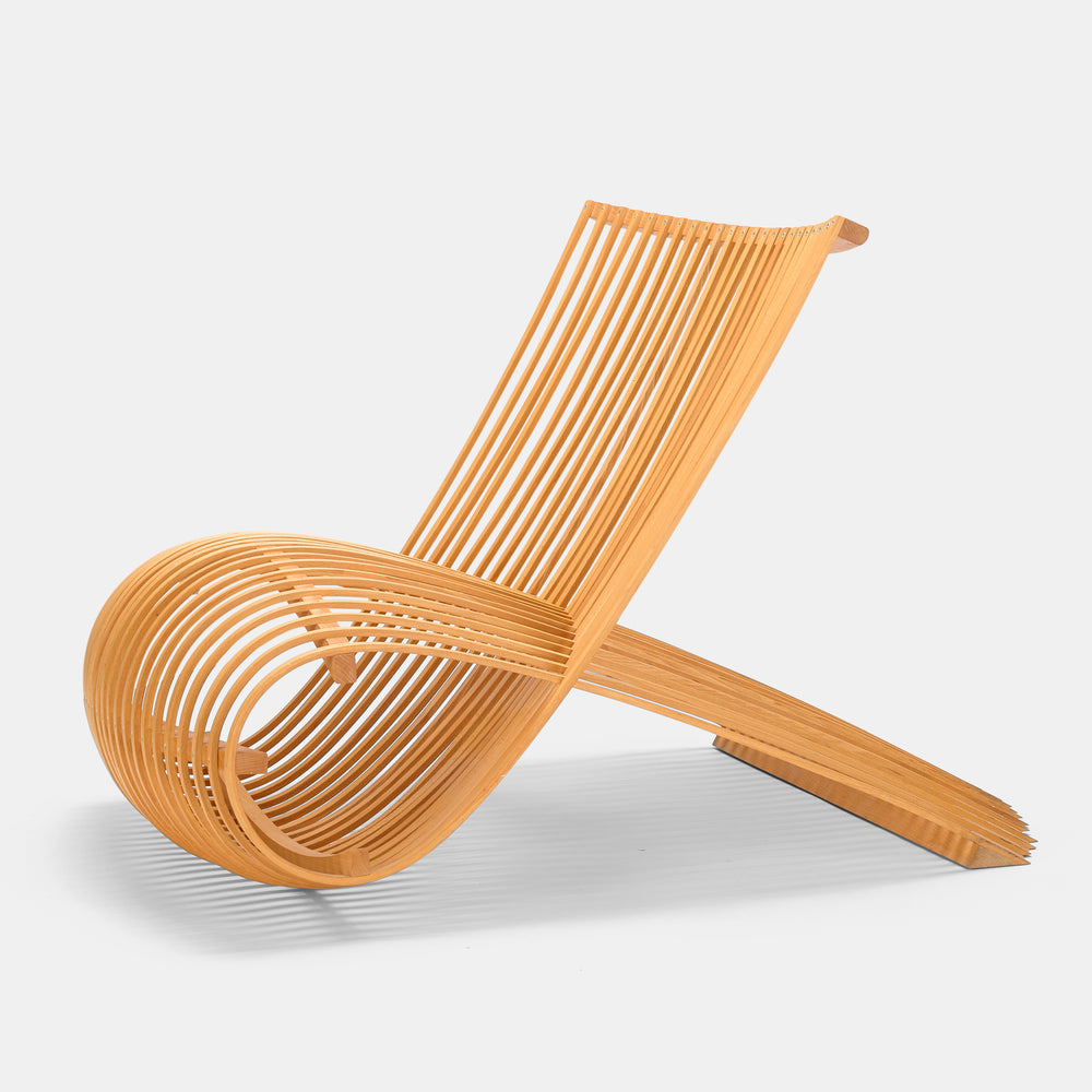 Marc Newson "Wooden" lounge chair for Cappellini, Italy, 1988