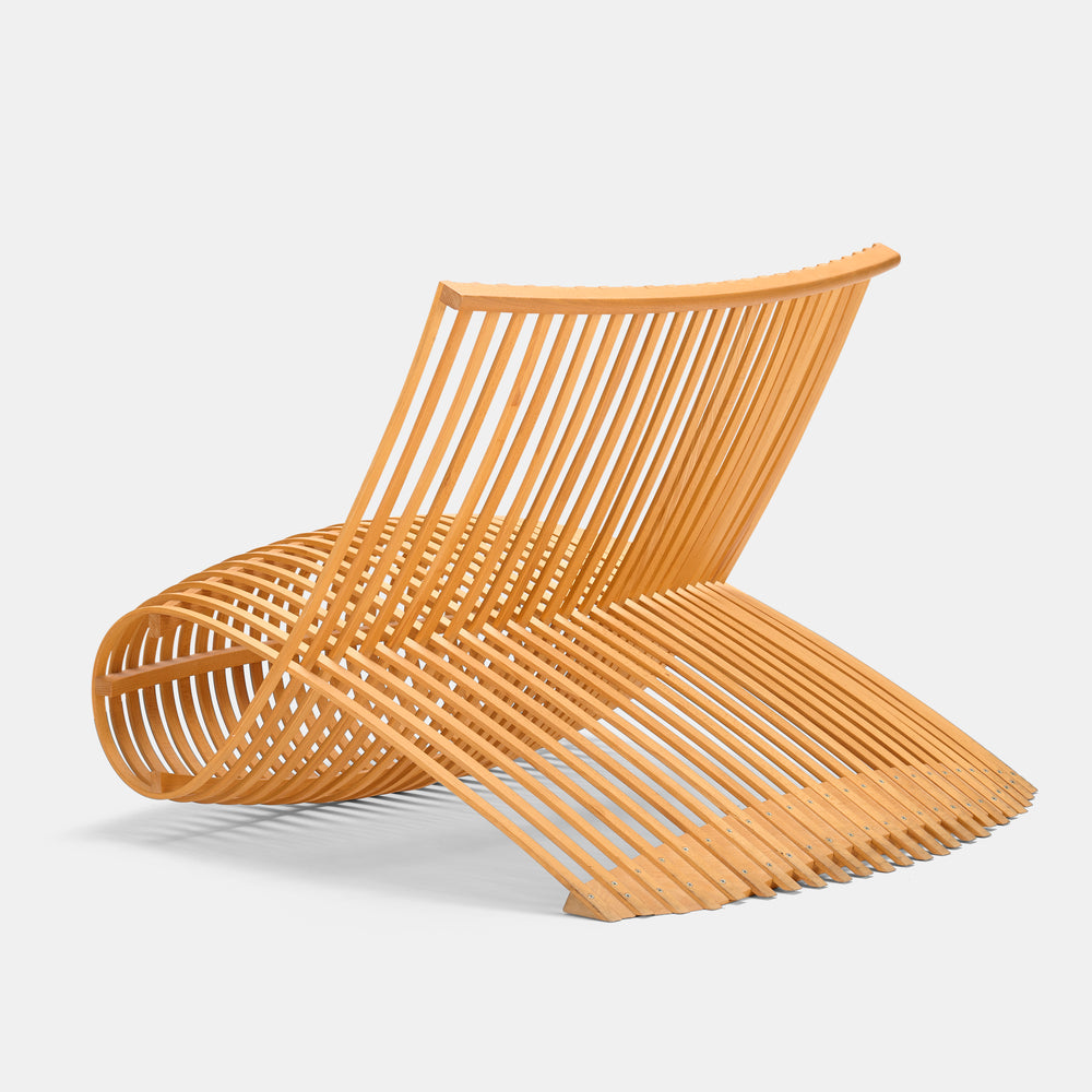 Marc Newson "Wooden" lounge chair for Cappellini, Italy, 1988