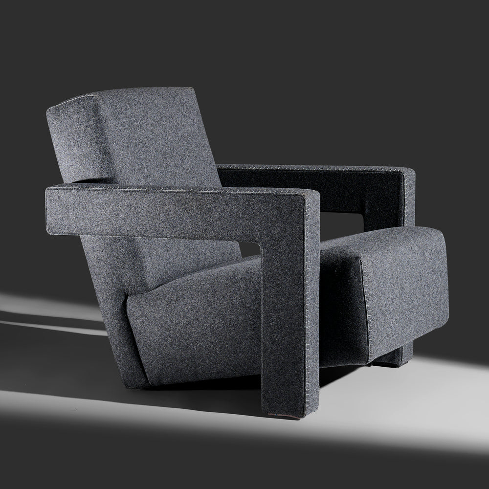 Gerrit Rietveld "Utrecht" lounge chair produced by Cassina, Italy, 1990s