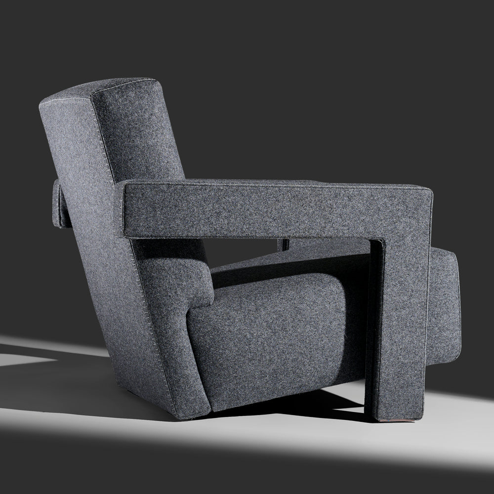 Gerrit Rietveld "Utrecht" lounge chair produced by Cassina, Italy, 1990s