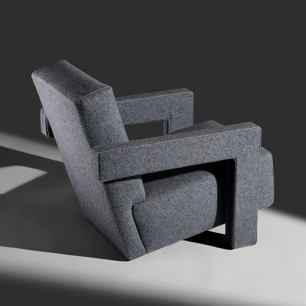 Gerrit Rietveld "Utrecht" lounge chair produced by Cassina, Italy, 1990s