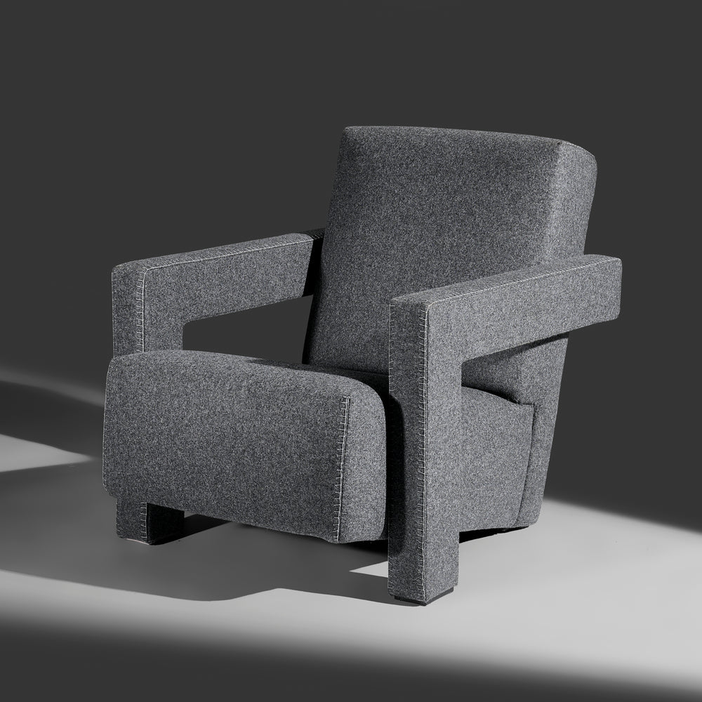 Gerrit Rietveld "Utrecht" lounge chair produced by Cassina, Italy, 1990s