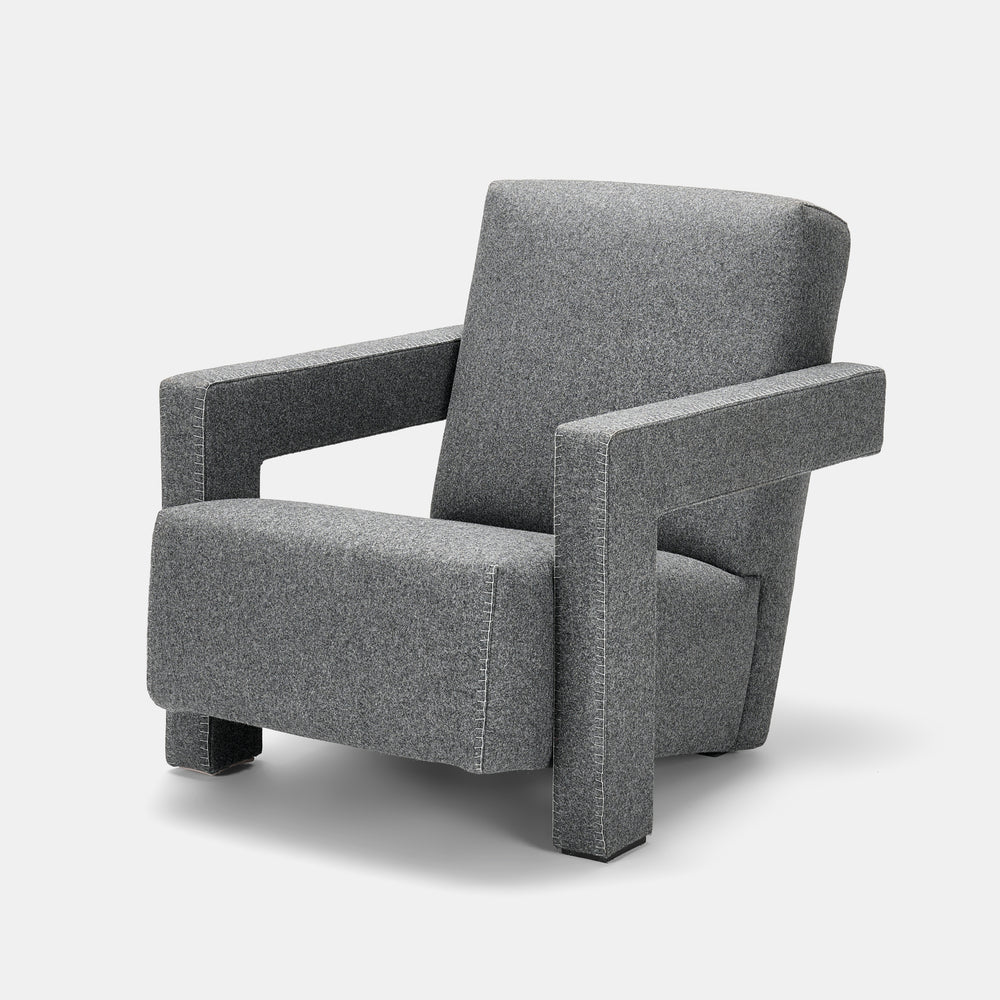 Gerrit Rietveld "Utrecht" lounge chair produced by Cassina, Italy, 1990s