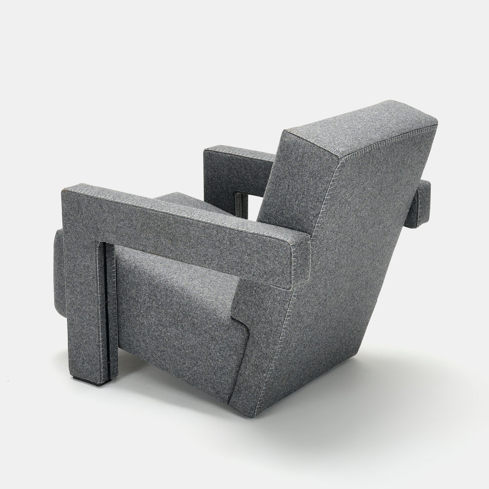 Gerrit Rietveld "Utrecht" lounge chair produced by Cassina, Italy, 1990s