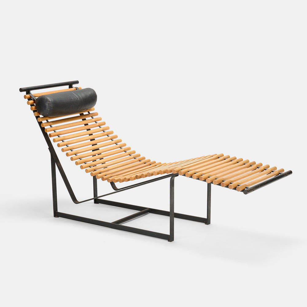 Peter Strassl sculptural chaise lounge chair, Germany, 1978