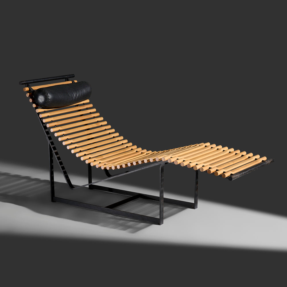 Peter Strassl sculptural chaise lounge chair, Germany, 1978