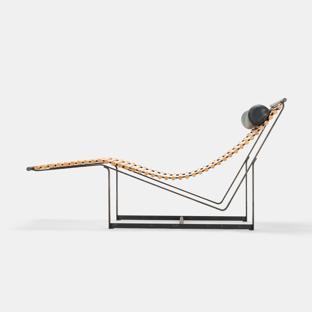 Peter Strassl sculptural chaise lounge chair, Germany, 1978