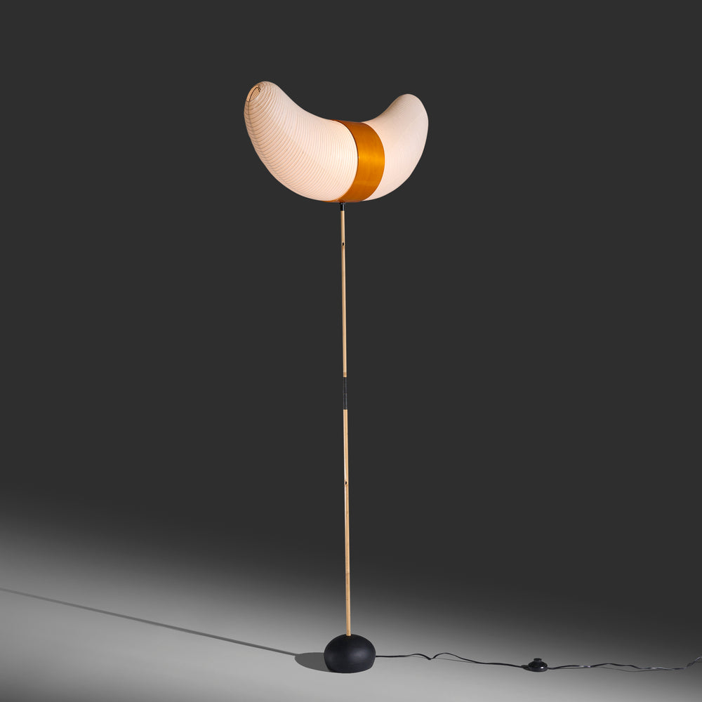 Isamu Noguchi for Akari / Ozeki lamp; Co. Horn floor lamp, model BB3-33S Japan