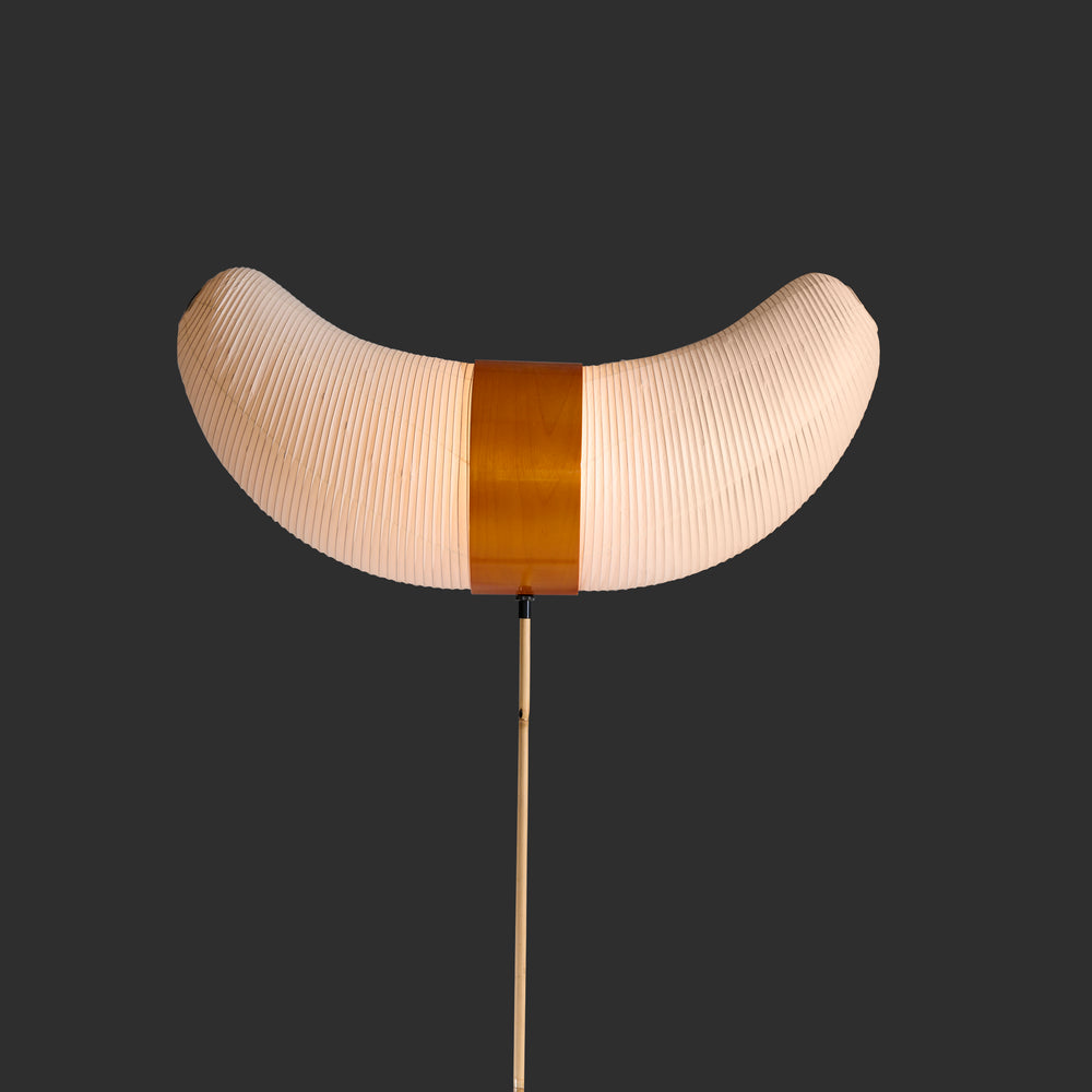 Isamu Noguchi for Akari / Ozeki lamp; Co. Horn floor lamp, model BB3-33S Japan