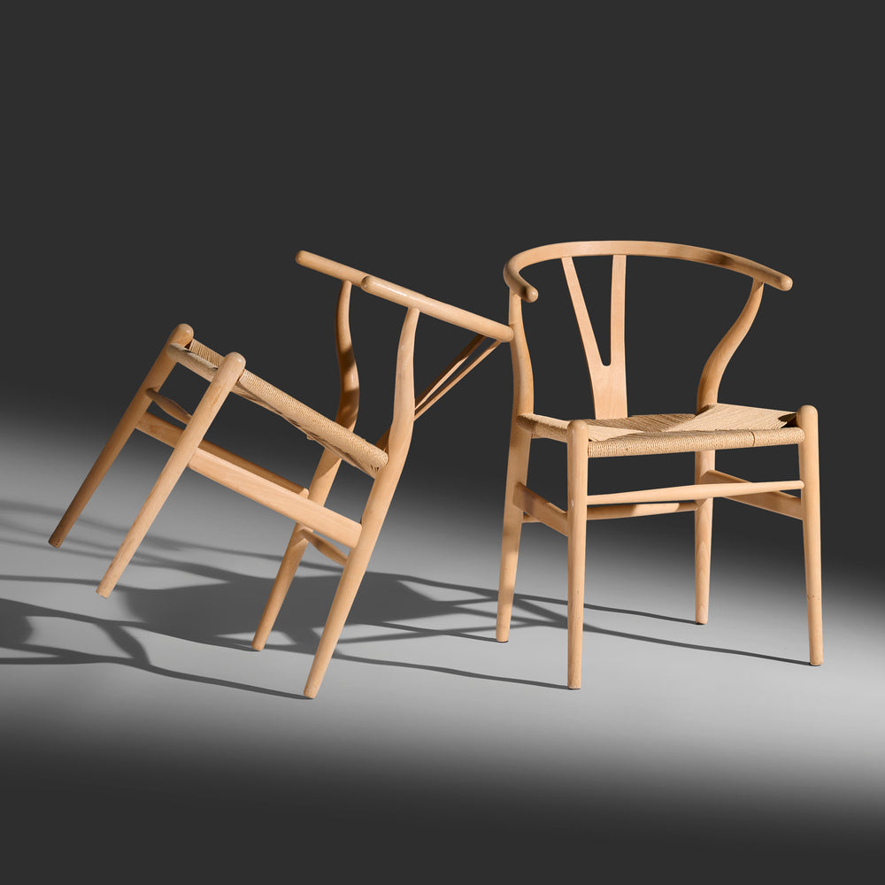 Hans J. Wegner Wishbone chairs, set of four for Carl Hansen & Søn
