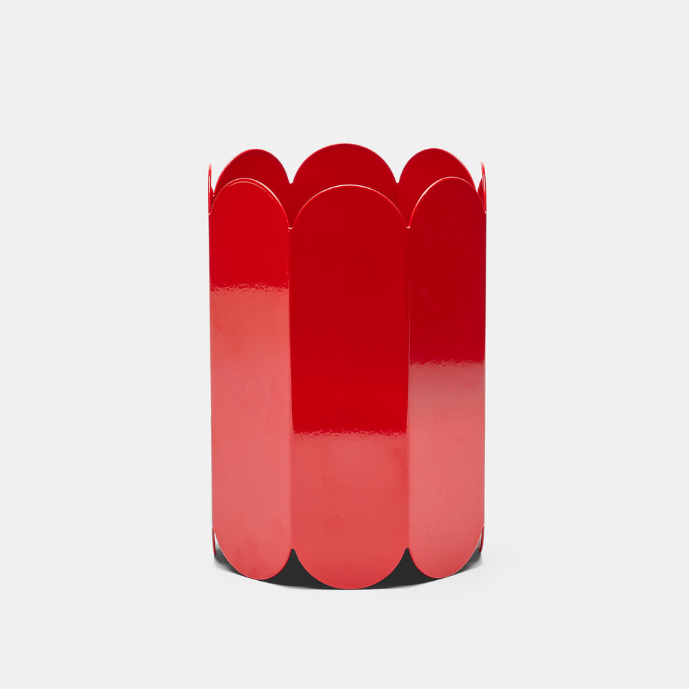 Muller Van Severen red Arcs vase for Hay, Denmark