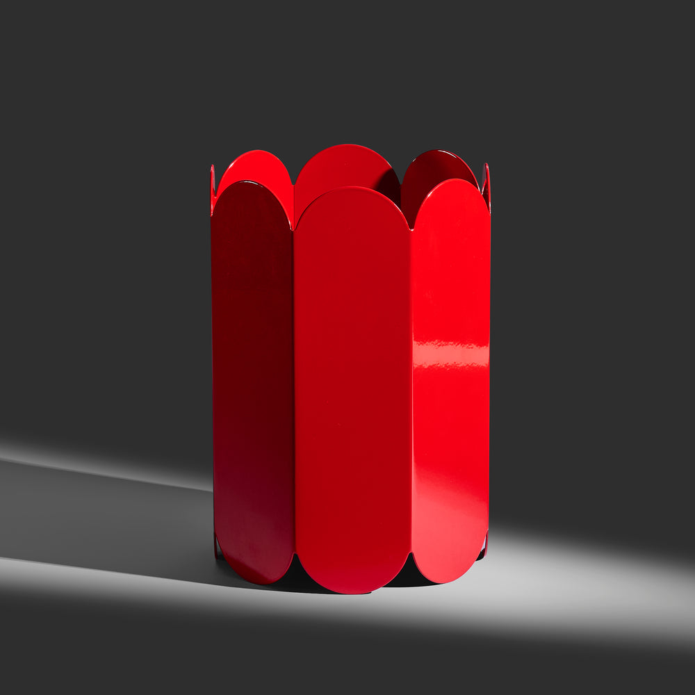 Muller Van Severen red Arcs vase for Hay, Denmark