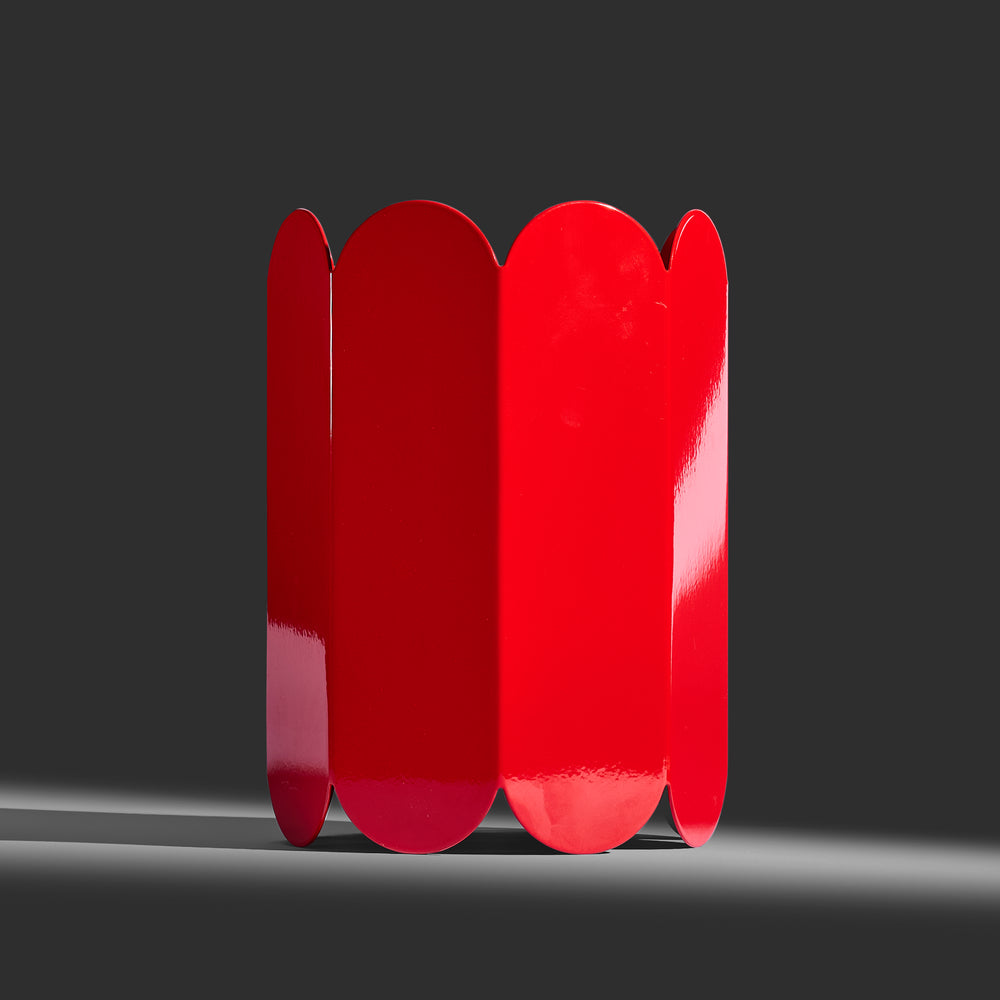 Muller Van Severen red Arcs vase for Hay, Denmark