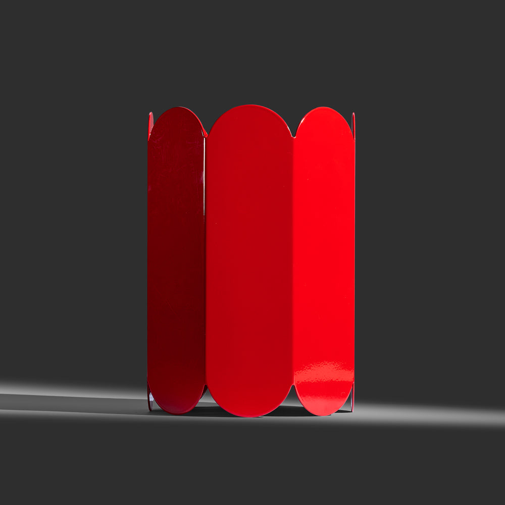 Muller Van Severen red Arcs vase for Hay, Denmark