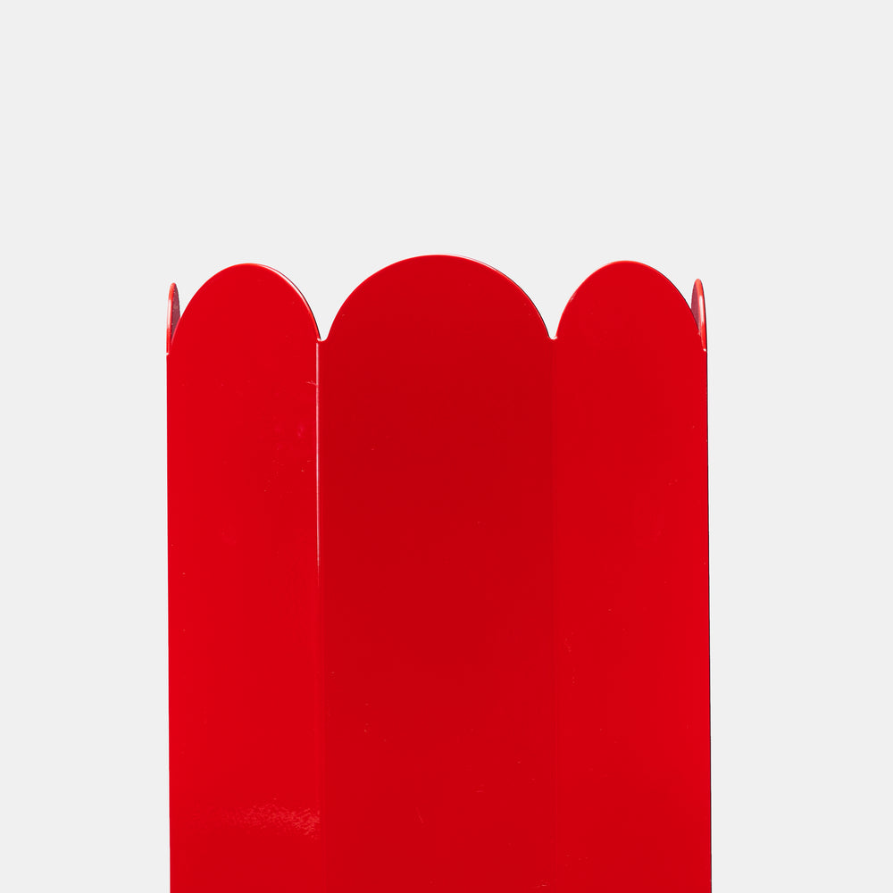 Muller Van Severen red Arcs vase for Hay, Denmark