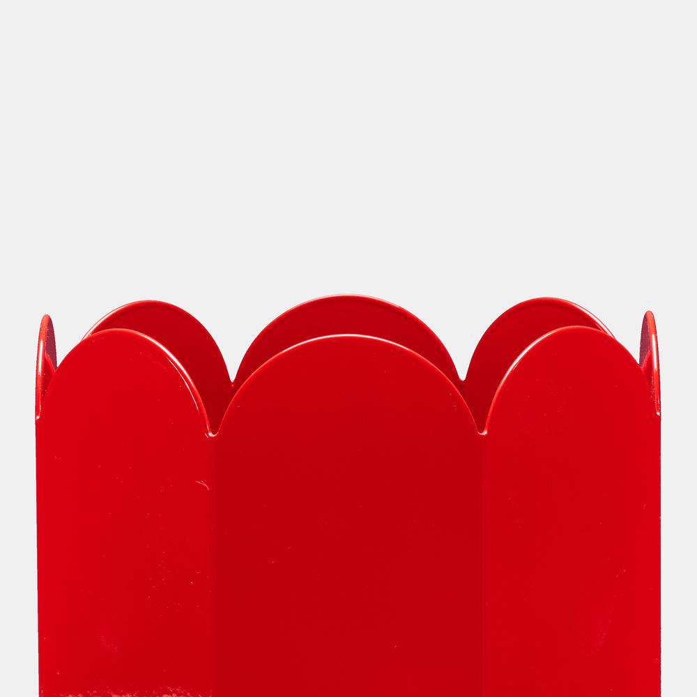 Muller Van Severen red Arcs vase for Hay, Denmark