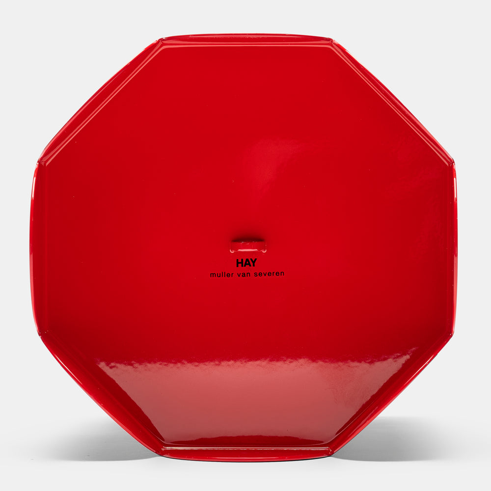 Muller Van Severen red Arcs vase for Hay, Denmark