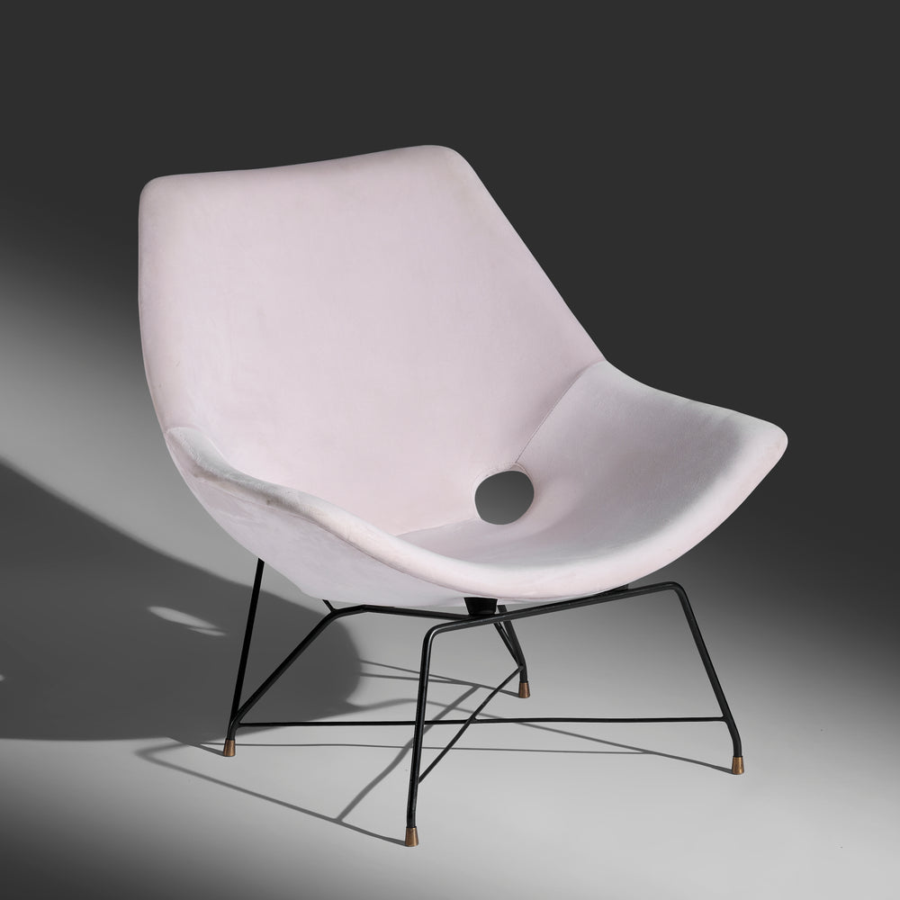 Augusto Bozzi Kosmos pair of lounge chairs for Saporiti Italia, pair, c. 1954