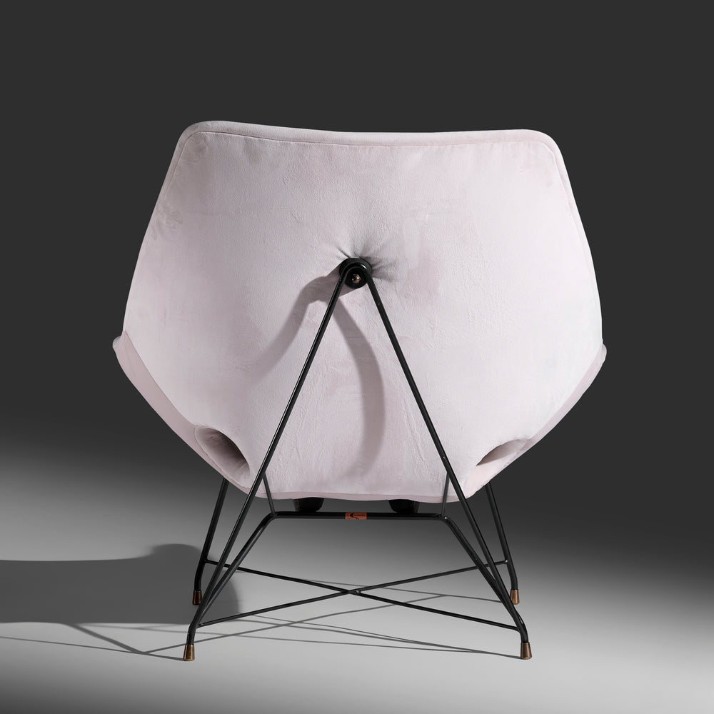 Augusto Bozzi Kosmos pair of lounge chairs for Saporiti Italia, pair, c. 1954