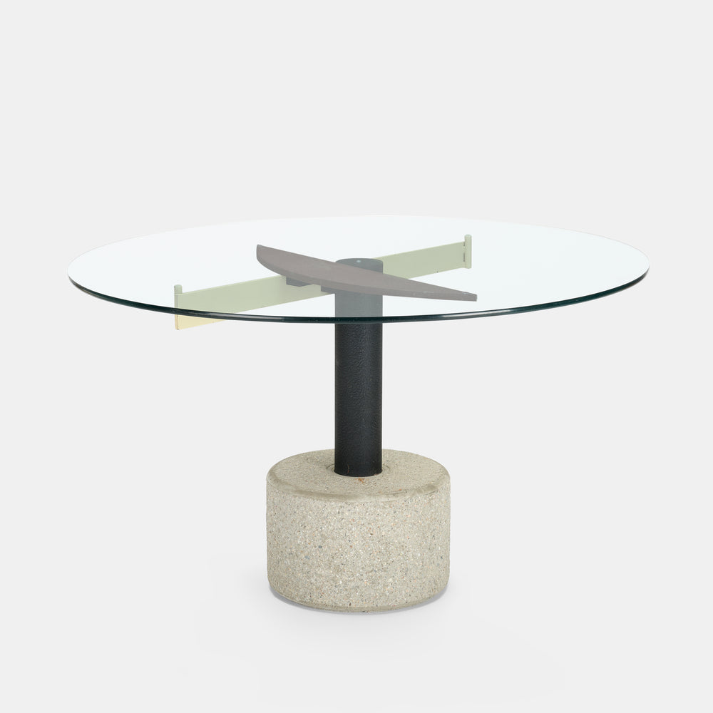 Alberto Salvati & Ambrogio Tresoldi model Lisitskij table for Saporiti Italia circa 1981