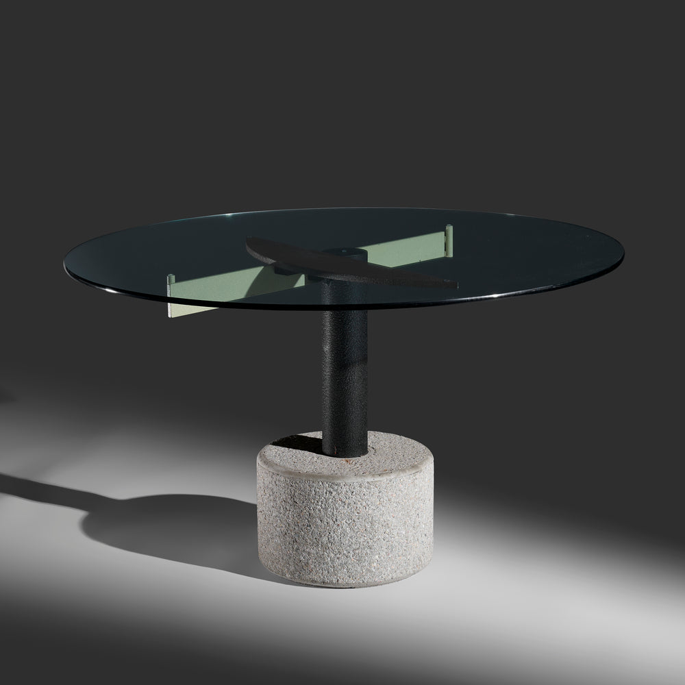 Alberto Salvati & Ambrogio Tresoldi model Lisitskij table for Saporiti Italia circa 1981