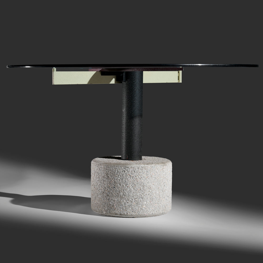 Alberto Salvati & Ambrogio Tresoldi model Lisitskij table for Saporiti Italia circa 1981