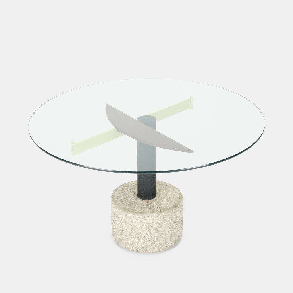 Alberto Salvati & Ambrogio Tresoldi model Lisitskij table for Saporiti Italia circa 1981