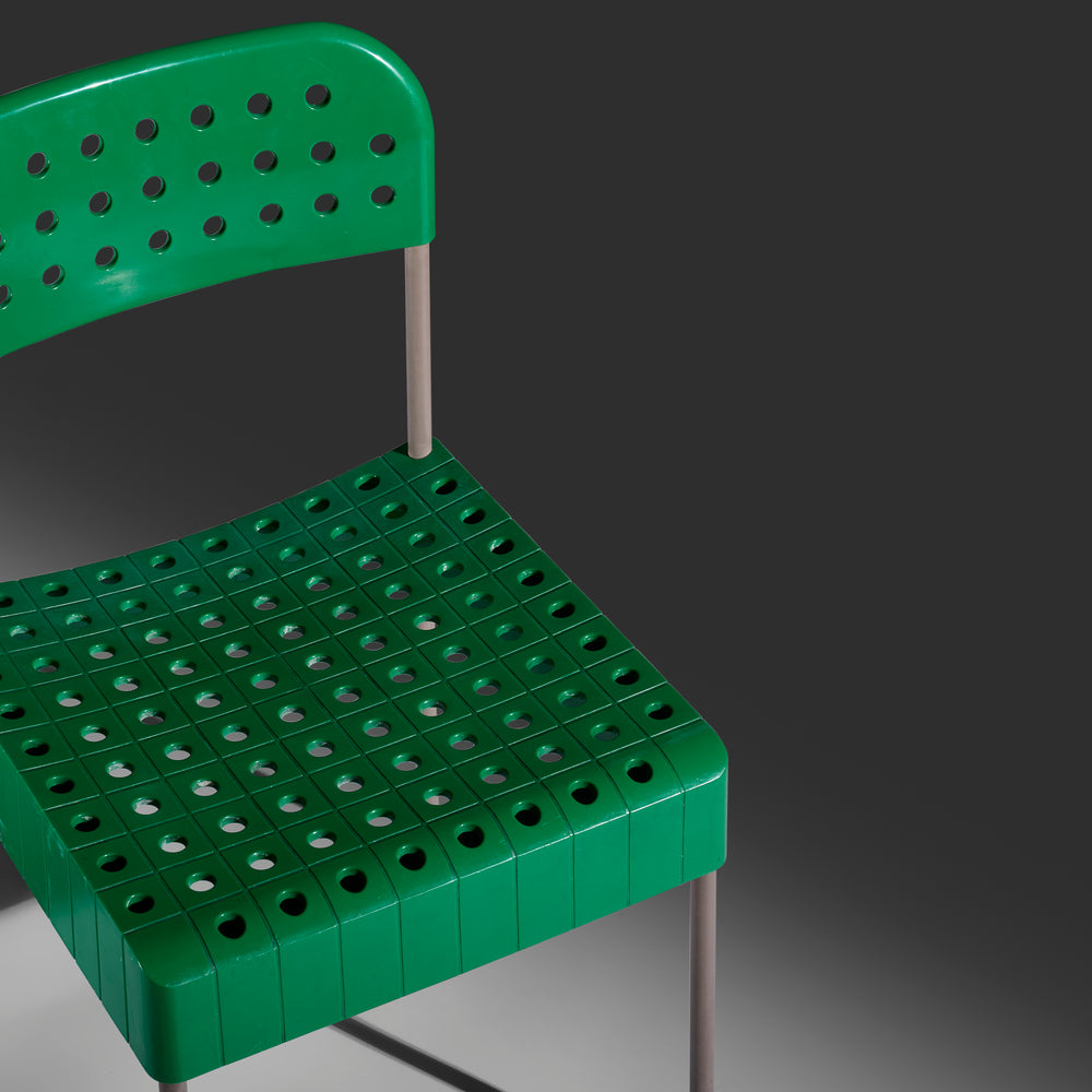 Enzo Mari original Box chair Castelli Italy, 1971