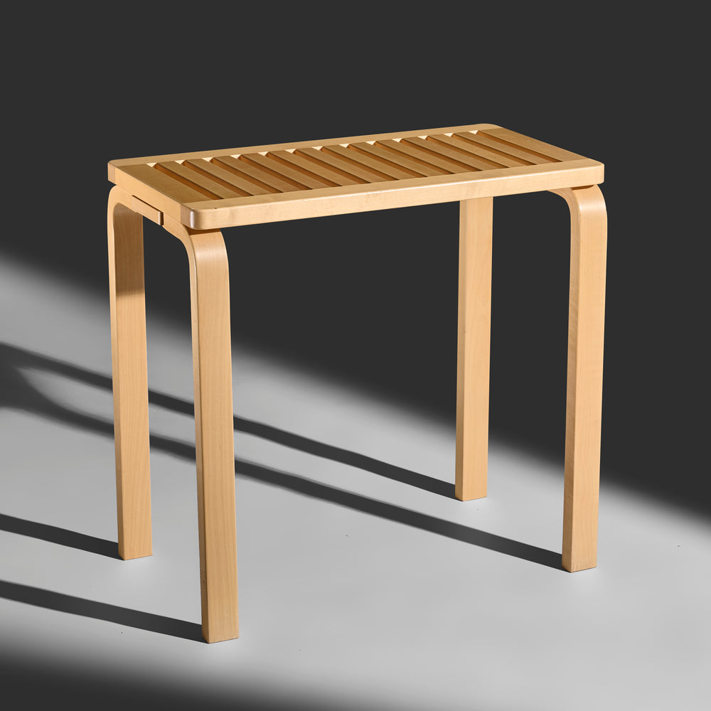 Alvar Aalto console, model for Arkek, Finland, circa 1980s