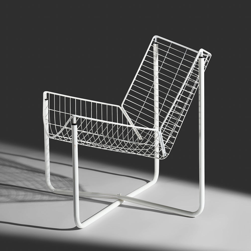 Niels Gammelgaard Jarpen Wire lounge Chair for Ikea, 1983