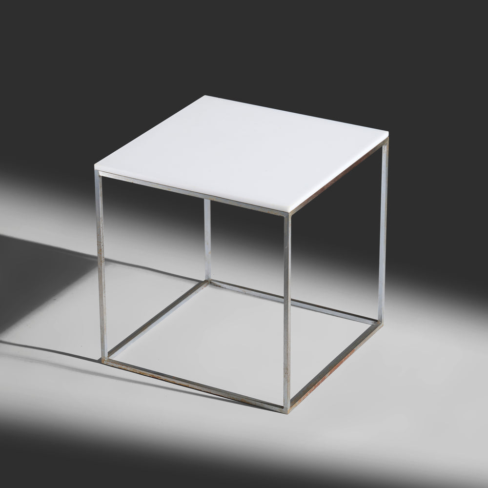 Poul Kjaerholm model "PK 71" nesting cube side tables set of three produced by E. Kold Christensen