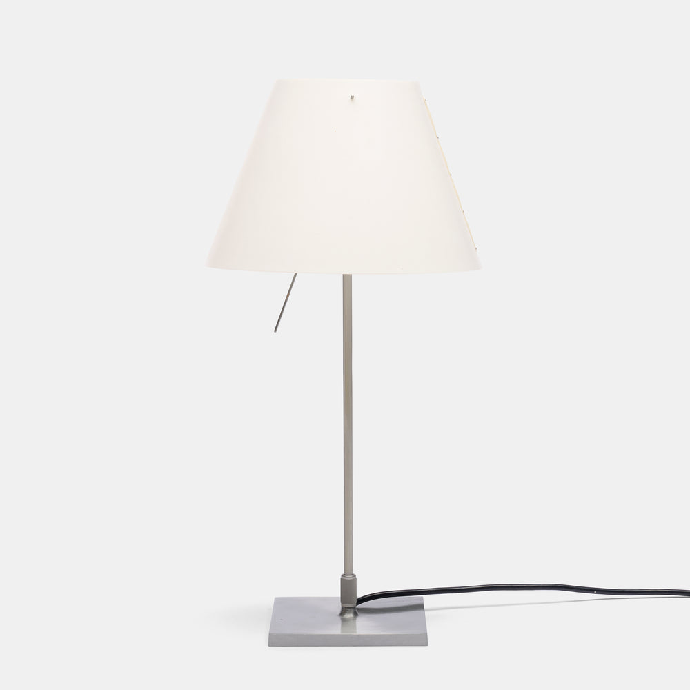 Pair of Paolo Rizzato Costanza table D13 Lamps for Luceplan Italy, 1986