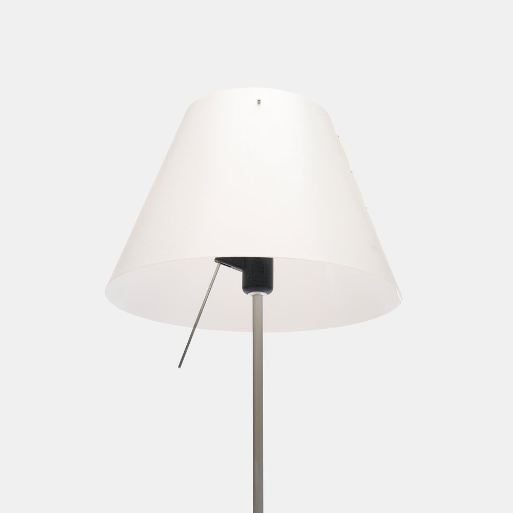 Pair of Paolo Rizzato Costanza table D13 Lamps for Luceplan Italy, 1986