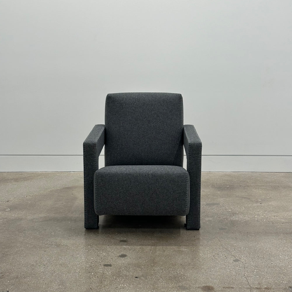 Gerrit Rietveld "Utrecht" lounge chair produced by Cassina, Italy, 1990s