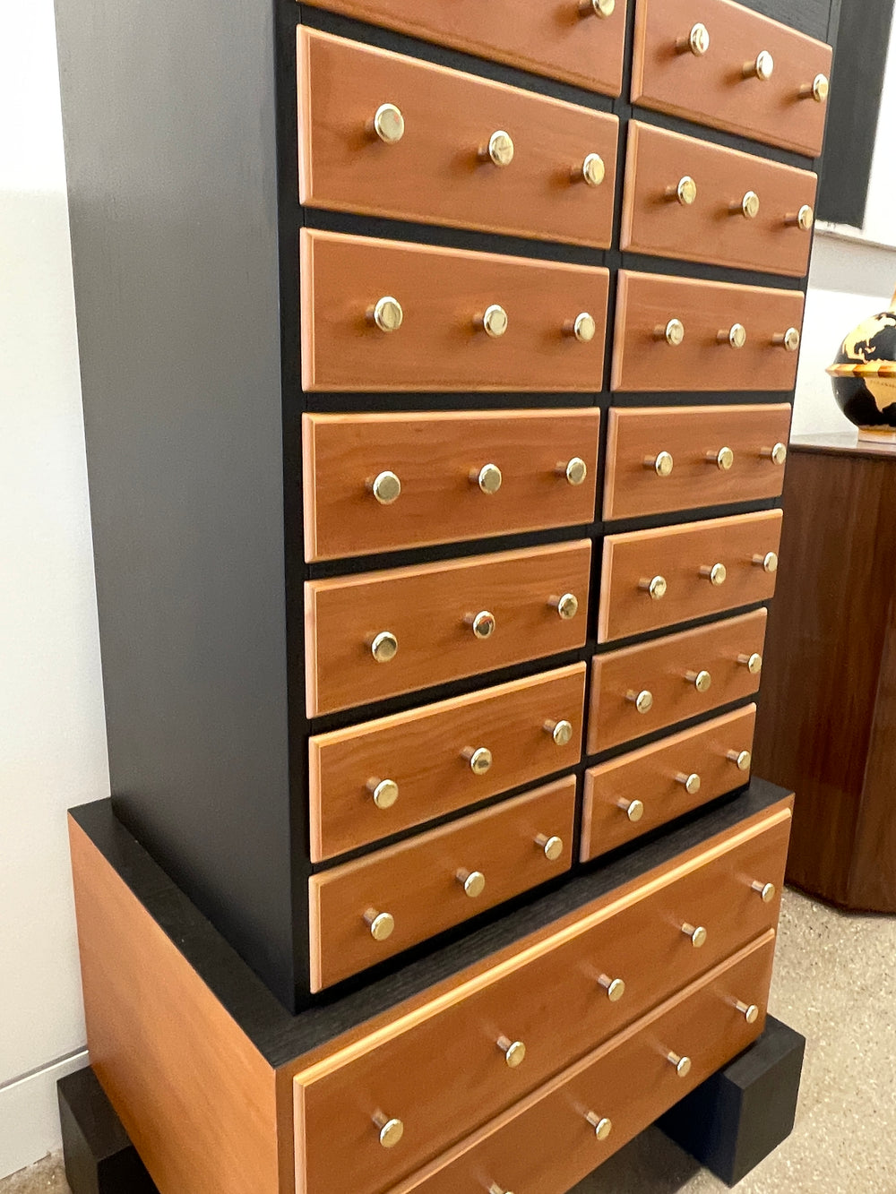 Ettore Sottsass Mombasa Chest-of-drawers Zanotta Italy, designed in 1989