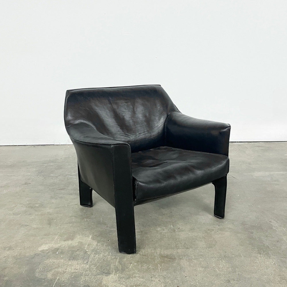 Mario Bellini Cab 415 lounge chair for Cassina, Italy circa 1980s