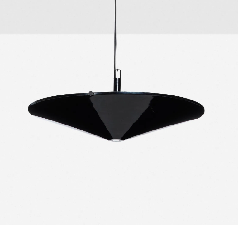 32" dia Arteluce Italy ceiling fixture circa 1970s