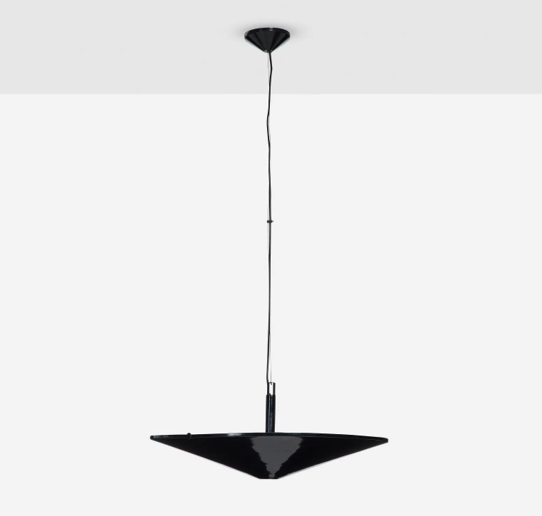 32" dia Arteluce Italy ceiling fixture circa 1970s