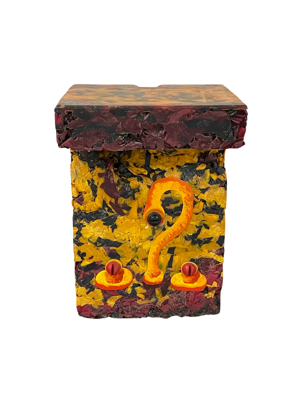 Rare Gaetano Pesce one of a kind "Seaweed" face console for Chiat/Day Virtual Office, New York, 1994