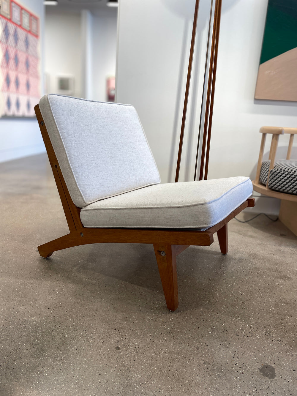 Hans Wegner model GE-370 lounge chair for Getama