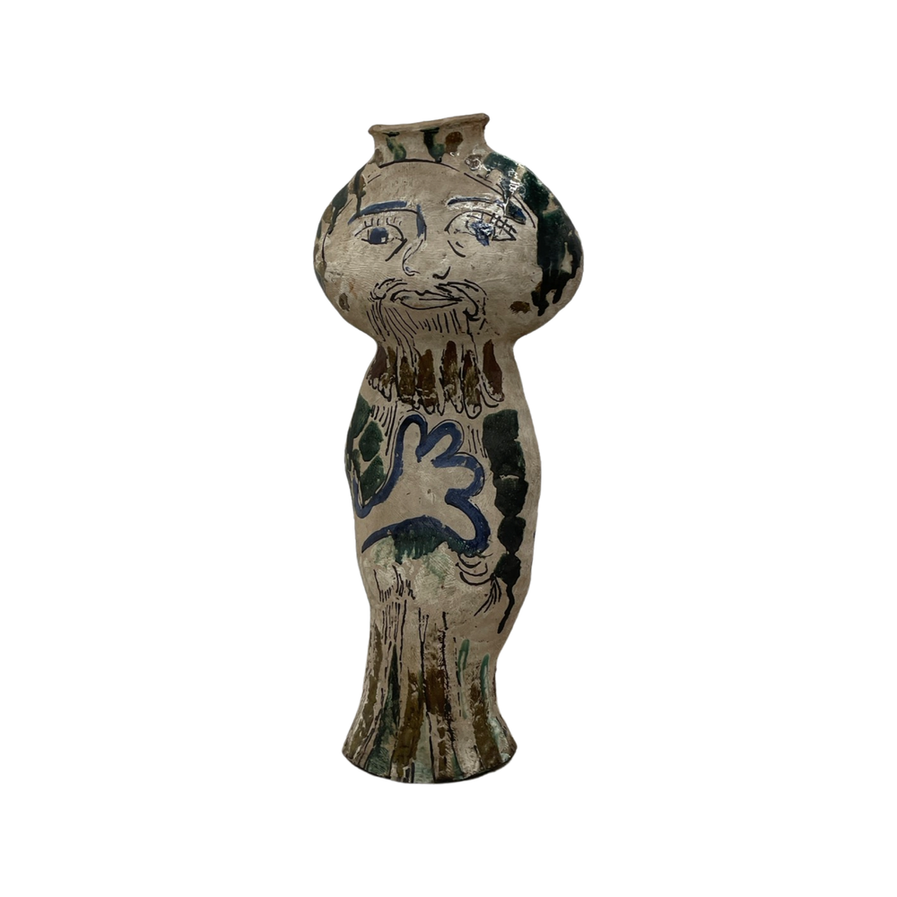 Attributed to Rudy Autio monumental early figural ceramic sculpture