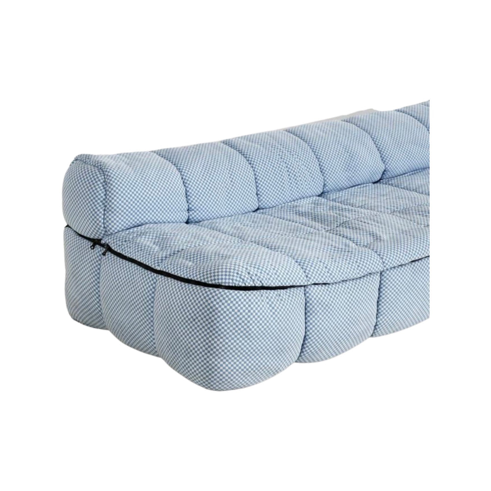 Cini Boeri "Strips" sofa in original checker fabric for Arflex, Italy, 1960s