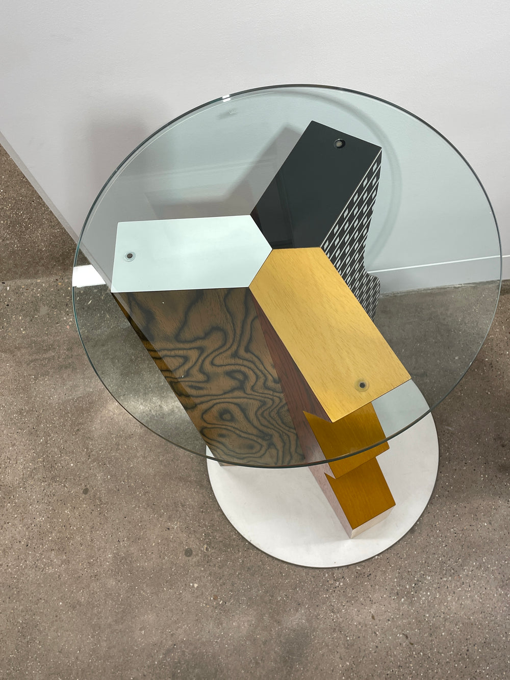 Ettore Sottsass "Ivory" occasional table for Memphis MIlano, Italy 1985