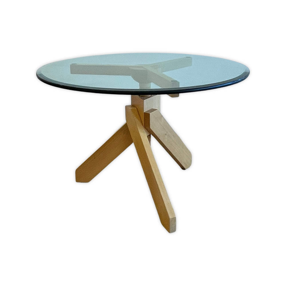 Vico Magistretti model “Vidun” adjustable table for De Padova, Italy, 1980s