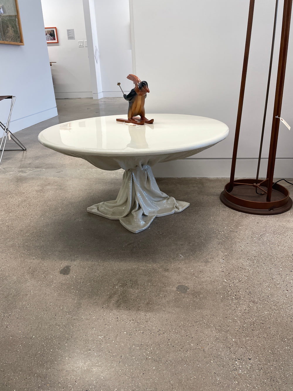 Marzio Cecchi "Trompe L'oeil" fiberglass coffee table for Studio Most, Italy, 1970s